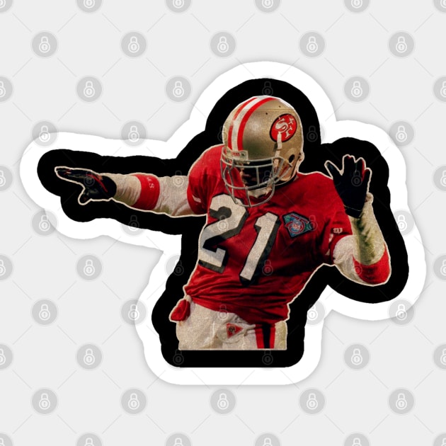 classic Deion Sanders San Francisco 49ers Sticker by Fabulous Fresh Fashions